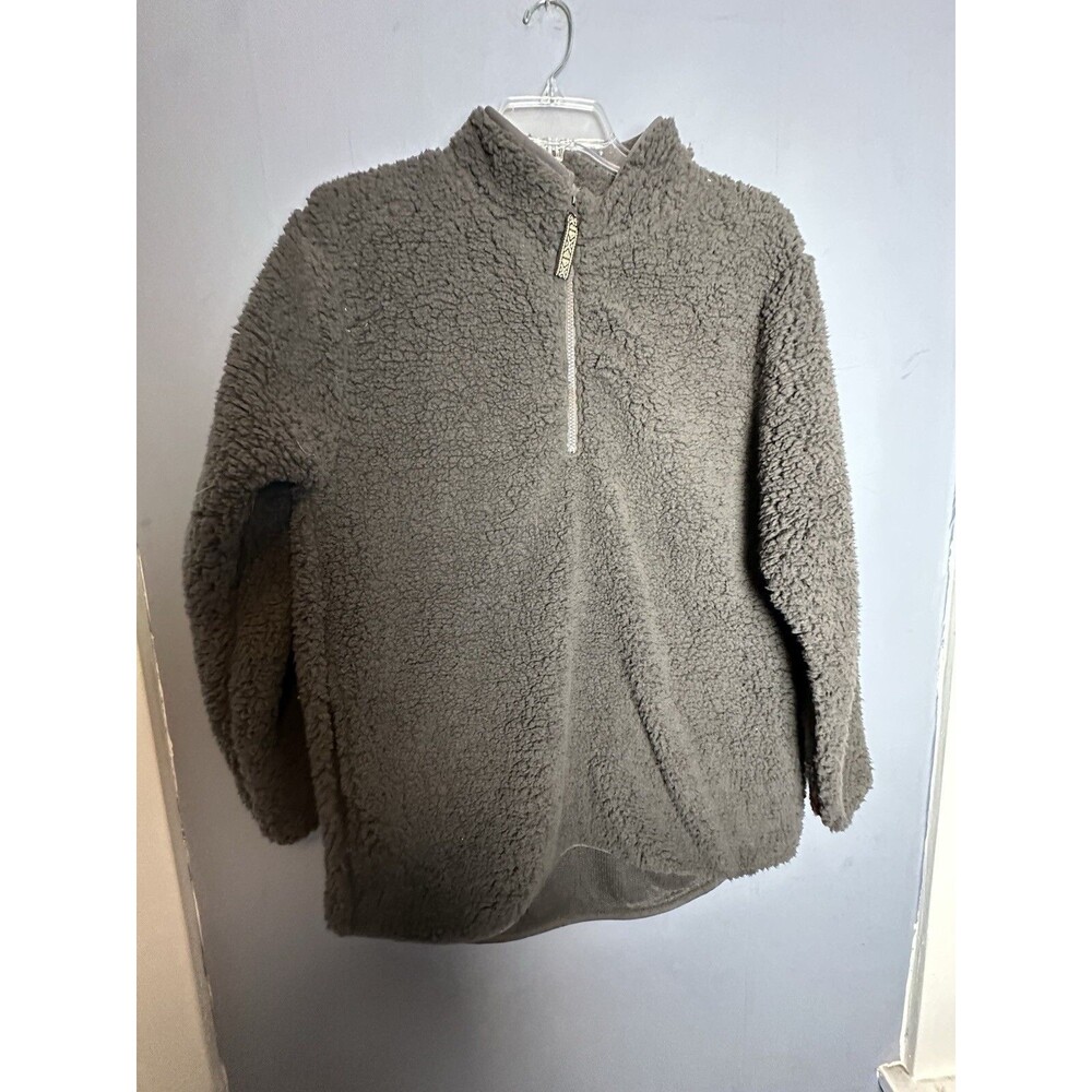 Men's XL Feece Pullover 1/4 Zip Stillwater Supply Co Top Southwest Design Detail